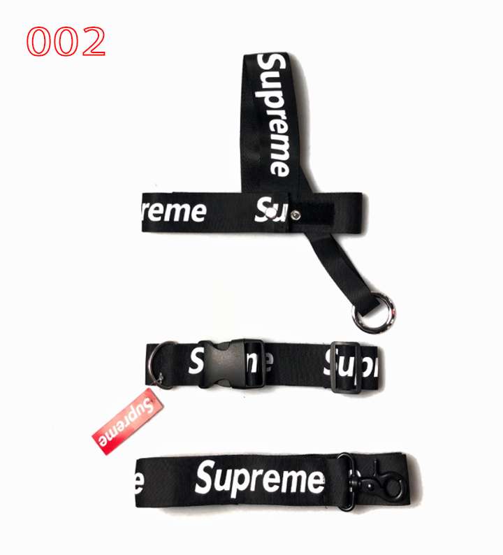 高品質 ハイブランド ロゴ付き 四季通用 Supreme 売れ筋 流行り シュプリーム犬用品 ファッションブランド 中小型犬 欧米風